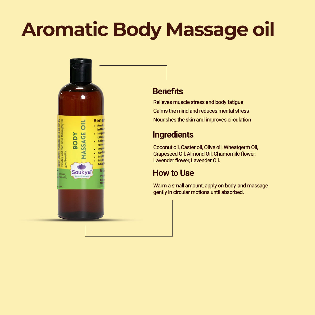 Aromatic Body Massage Oil