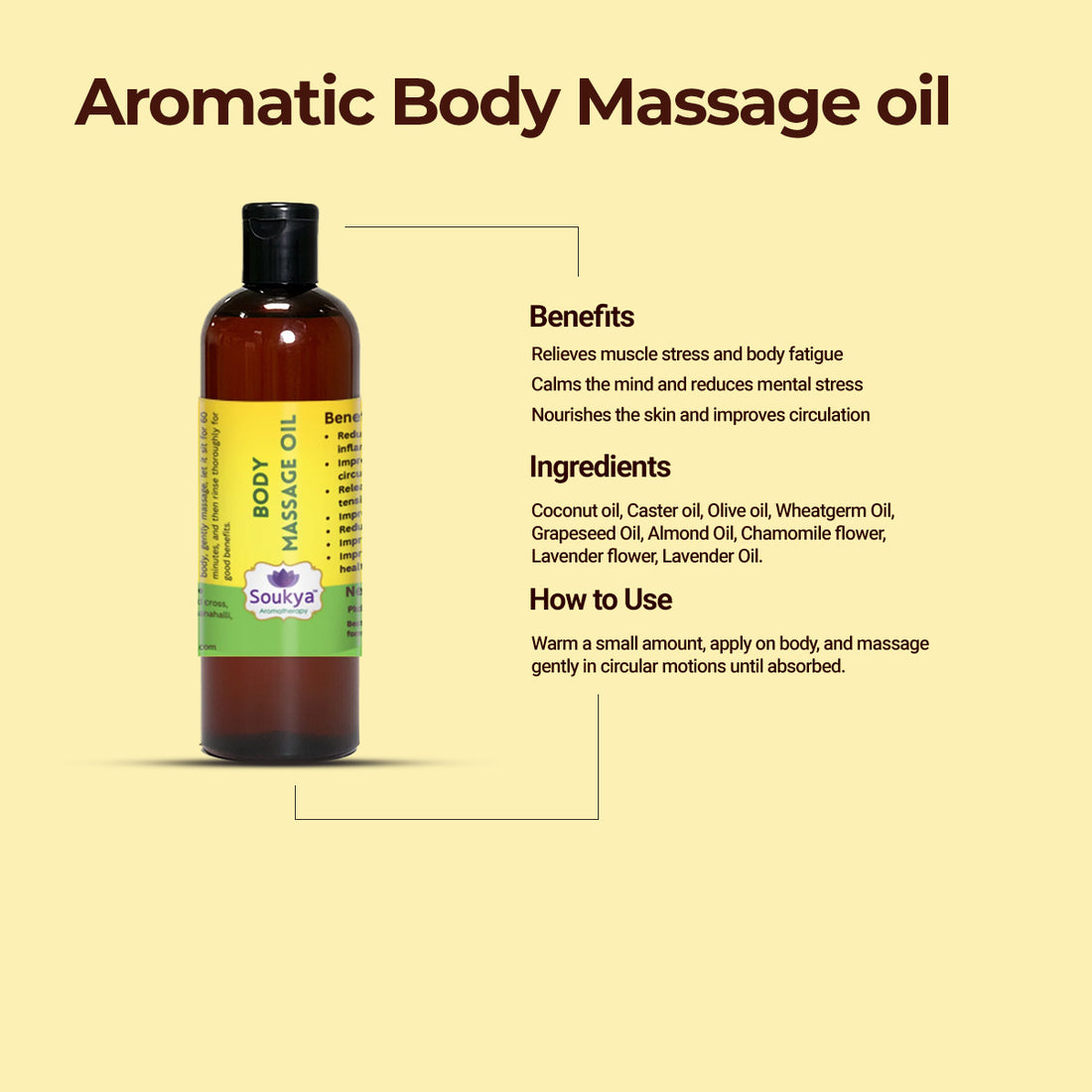 Aromatic Body Massage Oil