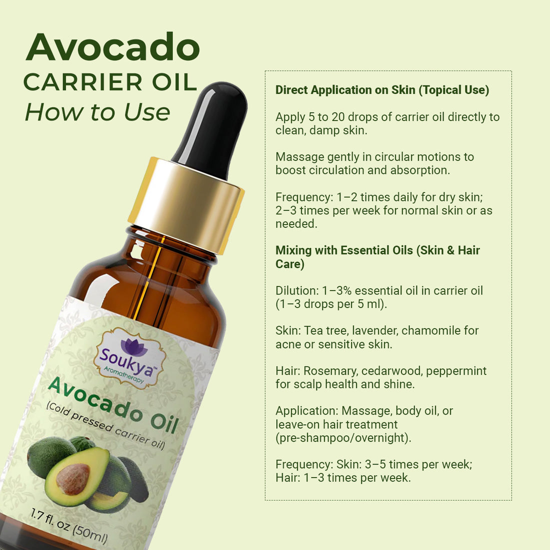 Avocado Carrier Oil