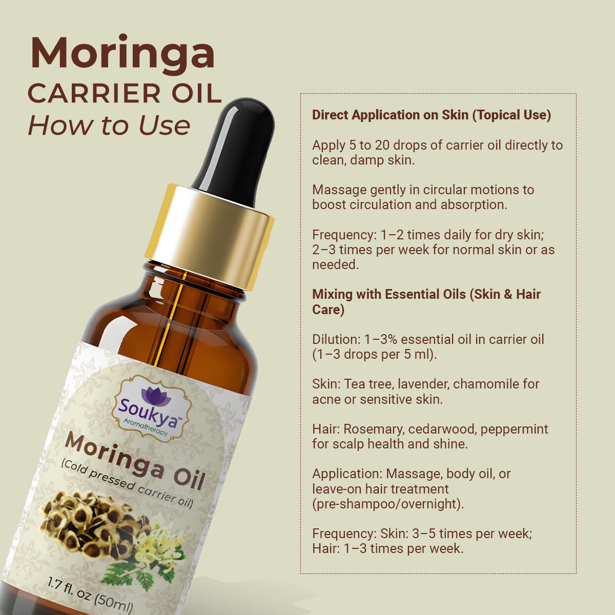 Moringa Carrier Oil