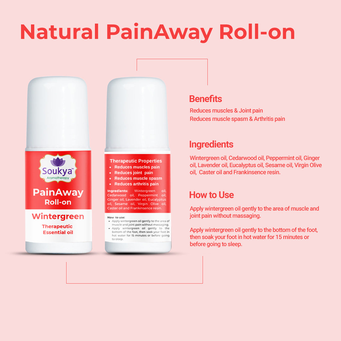 Natural PainAway Roll-on